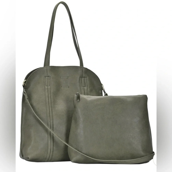 🐚 Antik Kraft vegan The Faith 2 in 1 Crossbody Tote - Picture 1 of 17